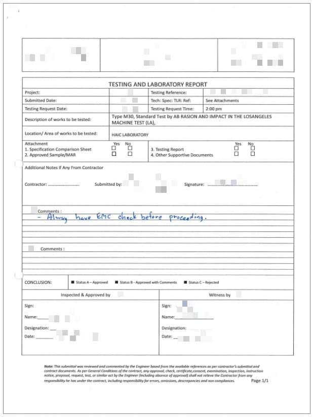 Gov Office laboratory testing